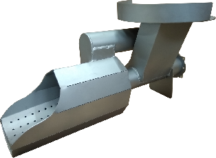 Горелка едношнекова директна необорудвана